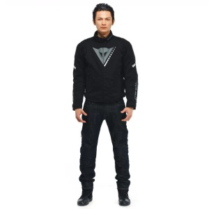GEACĂ DAINESE VELOCE D-DRY® JACKET - BLACK/CHARCOAL-GRAY/WHITE - Img 2