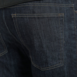 PANTALONI DENIM REGULAR TEX ALBASTRI - Img 3