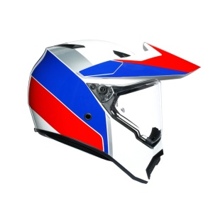 CASCĂ AGV AX9 E2205 MULTI MPLK ATLANTE WHITE/BLUE/RED - Img 4