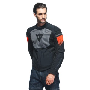 GEACĂ DAINESE AIR FAST TEX JACKET - BLACK/GRAY/FLUO-RED - Img 3