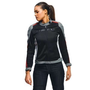 GEACĂ DAINESE HYDRAFLUX 2 AIR LADY D-DRY® JACKET - BLACK/CHARCOAL-GRAY/LAVA-RED - Img 5