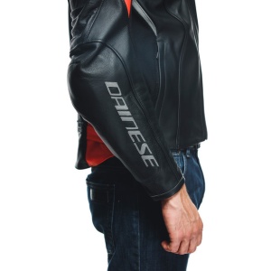 GEACĂ DE PIELE DAINESE RACING 4 NEGRU-ROȘU - Img 7