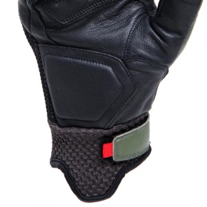 MĂNUȘI DAINESE KARAKUM ERGO-TEK - BLACK/ARMY-GREEN - Img 7