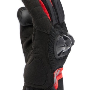 MĂNUȘI DAINESE MIG 3 AIR TEX - BLACK/RED-LAVA - Img 9