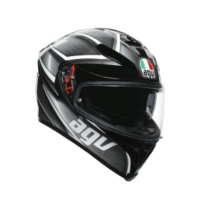 CASCĂ AGV K5 S E2205 MULTI- TEMPEST BLACK/SILVER