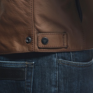 GEACĂ DAINESE DE PIELE RAZON 2 TABACCO - Img 5