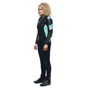 GEACĂ DE PIELE DAINESE RACING 4 LADY ALBASTRU AQUA - Img 2
