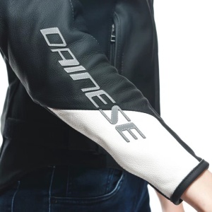 GEACĂ DE PIELE DAINESE RAPIDA LADY LEATHER JACKET - BLACK-MATT/BLACK-MATT/WHITE - Img 10