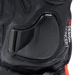 MĂNUȘI PIELE LUNGI DAINESE CARBON 4 - BLACK/FLUO-RED/WHITE - Img 7