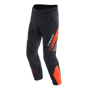 PANTALONI DAINESE DRAKE 2 AIR ABSØLUTESHELL PANTS - BLACK/RED-FLUO - Img 1
