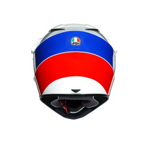 CASCĂ AGV AX9 E2205 MULTI MPLK ATLANTE WHITE/BLUE/RED - Img 6
