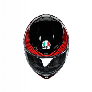 CASCĂ AGV K6 E2205 MULTI - RUSH BLACK/RED - Img 3