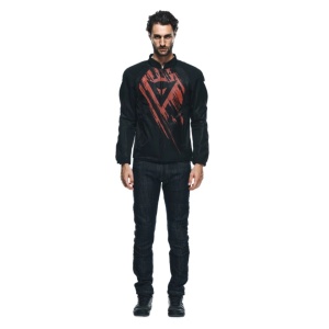 GEACĂ DAINESE HEROSPHERE AIR TEX JACKET - BLACK/RED TARMAC - Img 2