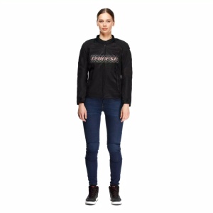 GEACĂ DAINESE HEROSPHERE AIR TEX JACKET WMN - BLACK/WHITE/PEACH - Img 11