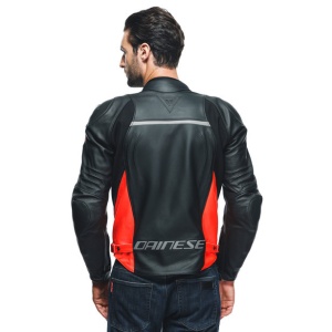 GEACĂ DE PIELE DAINESE RACING 4 NEGRU-ROȘU - Img 9