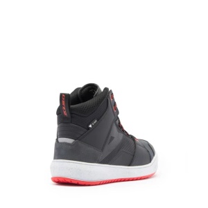 PANTOFI SPORT DAINESE SUBURB D-WP SHOES - BLACK/WHITE/RED-LAVA - Img 3