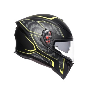 CASCĂ AGV K5 E2205 MULTI MPLK TORNADO MATT BLK/YELLOW - Img 2
