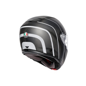 CASCĂ AGV SPORTMODULAR E05 MULTI MPLK REFRACTIVE CARBON/SILVER - Img 3