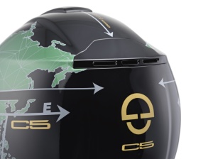 CASCĂ SCHUBERTH C5 ECE GLOBE GREEN - Img 7