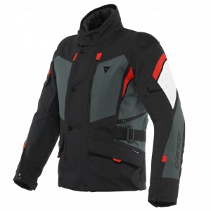 GEACĂ DAINESE CARVE MASTER 3 GORE-TEX® JACKET - BLACK/EBONY/LAVA-RED