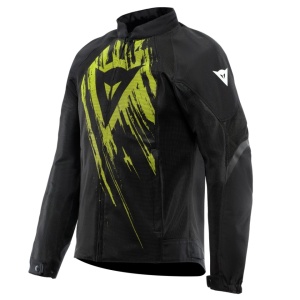 GEACĂ DAINESE HEROSPHERE AIR TEX JACKET - BLACK/FLUO YELLOW TARMAC - Img 1