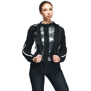 GEACĂ DAINESE HYDRAFLUX 2 AIR LADY D-DRY® ALB/NEGRU - Img 11
