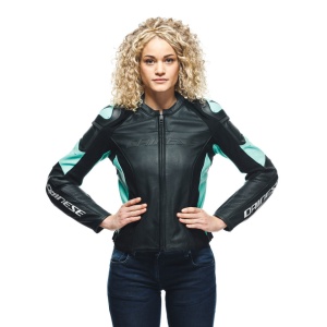 GEACĂ DE PIELE DAINESE RACING 4 LADY ALBASTRU AQUA - Img 4