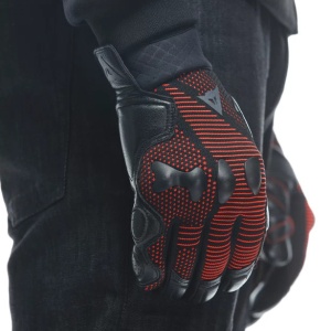 MĂNUȘI DAINESE UNRULY ERGO-TEK - BLACK/RED - Img 5