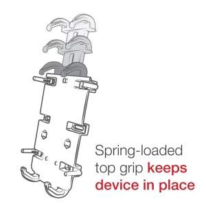RAM® Quick-Grip™ XL Phone Mount with Handlebar U-Bolt Base - Short - Img 8