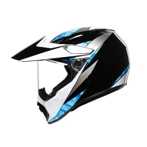 CASCĂ AGV AX9 E2205 MULTI MPLK ANTA II NORTH BLK/WHI/CYAN ML - Img 5