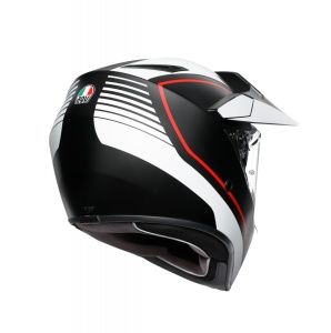 CASCĂ AGV AX9 E2205 MULTI MPLK PACIFIC ROAD MATT BLK/WH/RED - Img 2