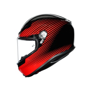 CASCĂ AGV K6 E2205 MULTI - RUSH BLACK/RED - Img 5