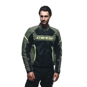 GEACĂ DAINESE AIR FRAME 3 TEX JACKET - ARMY GREEN/BLACK/FLUO YELLOW - Img 2