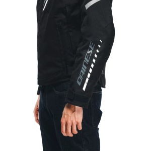 GEACĂ DAINESE VELOCE D-DRY® JACKET - BLACK/CHARCOAL-GRAY/WHITE - Img 7