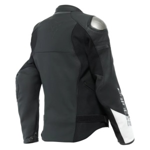 GEACĂ DE PIELE DAINESE RAPIDA LADY LEATHER JACKET - BLACK-MATT/BLACK-MATT/WHITE - Img 3