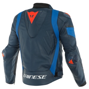 GEACĂ DE PIELE DAINESE SUPER RACE NEGRU IRIS - Img 11