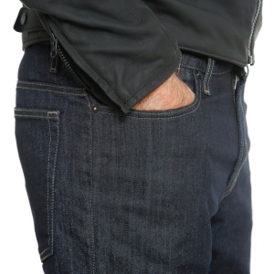 PANTALONI DENIM REGULAR TEX ALBASTRI - Img 7