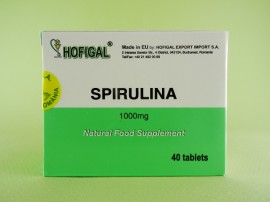 Spirulină 1000 mg HOFIGAL (40 de tablete)