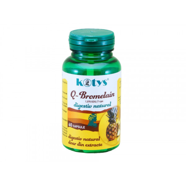 Q - Bromelain digestiv natural KOTYS (60 capsule)