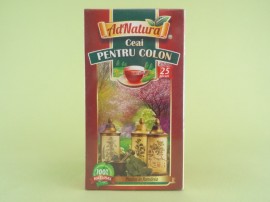 Ceai pentru colon  ADNATURA (25 de plicuri)
