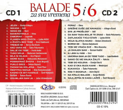 BALADE ZA SVA VREMENA 5&6 (2CD) - Img 2