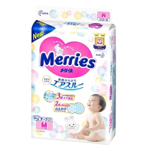 Merries pelene M 6-11kg 52kom