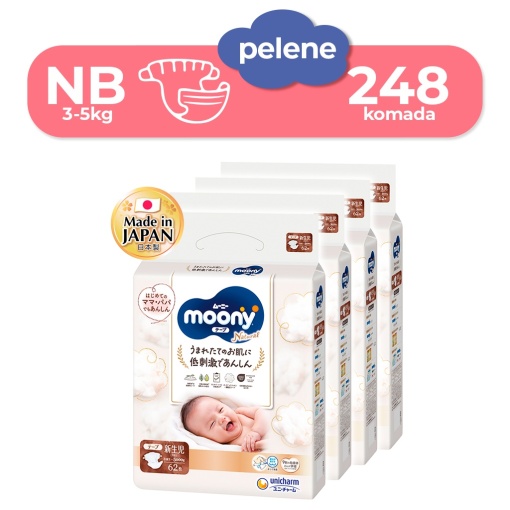 Moony Natural NB pelene MegaBox