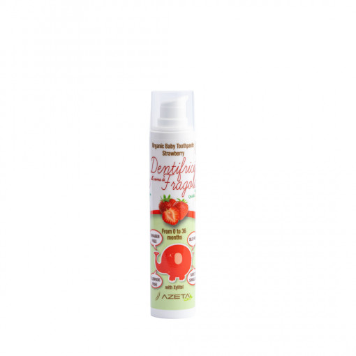 ORGANSKA PASTA ZA ZUBE 0-36 JAGODA 50ml