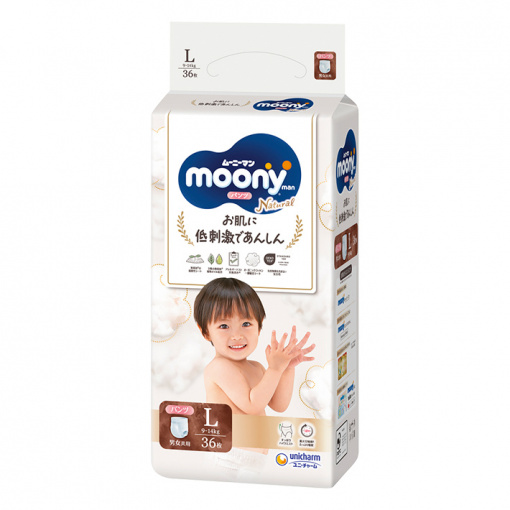 Moony natural gaćice L 36 kom