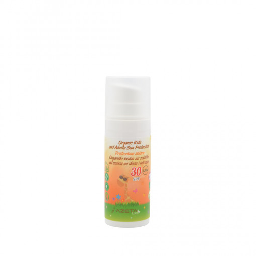 ORGANSKI LOSION ZA ZAŠTITU OD SUNCA ZA DJECU I ODRASLE ZA LICE I TIJELO, SPF30, 50ml