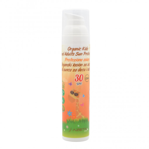 ORGANSKI LOSION ZA ZAŠTITU OD SUNCA ZA DJECU I ODRASLE ZA LICE I TIJELO, SPF30, 100ml