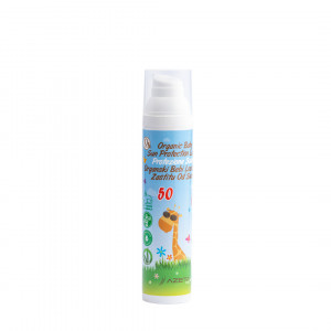ORGANSKI BEBI LOSION ZA ZAŠTITU OD SUNCA 0m+, spf50, 100ml - Img 1