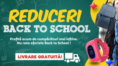 Promotii Black to School - produse ieftine și cool pentru școală și nu numai