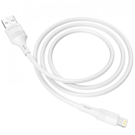 Borofone Cablu BX43 CoolJoy - USB to Lightning - 2,4A 1 metre alb